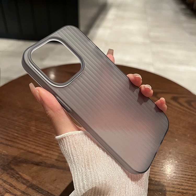 苹果硅胶软壳超薄瓦楞半透磨砂