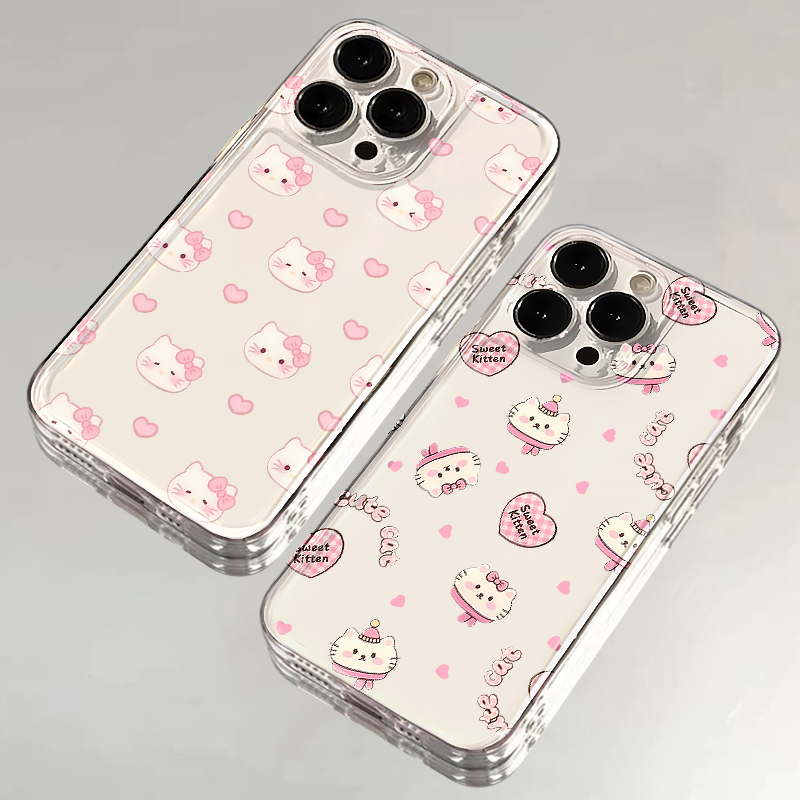 全机型硅胶软壳日韩爱心kitty猫