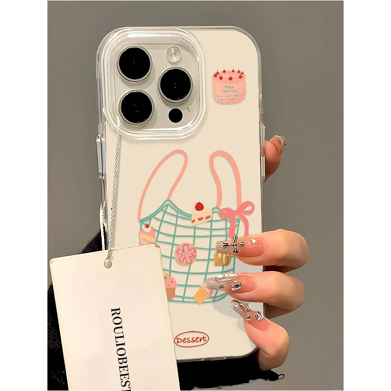 全机型甜品购物袋双层imd手机壳