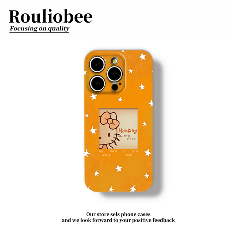 可爱星星哈喽kt猫适用苹果17promax手机壳pura70华为mate60pro菲林Phone16荣耀400新款Reno13/vivos20小米15