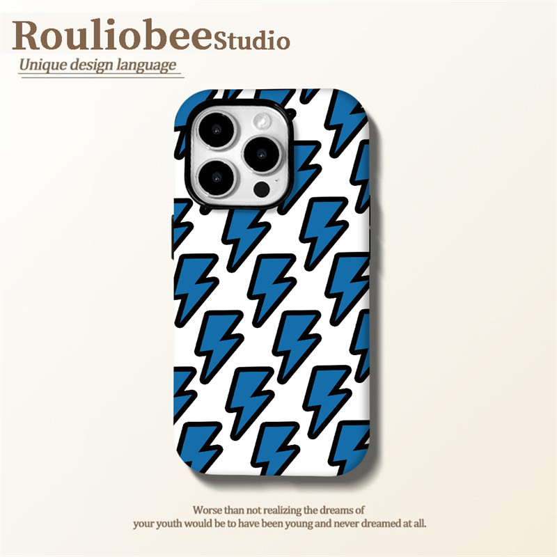 全机型潮牌闪电菲林二合一手机壳