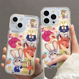 尼克朱迪适用苹果17手机壳iphone13小米14疯狂动物城vivo华为mate60pro/nova12pro荣耀p70红米vivo一加iqoo11