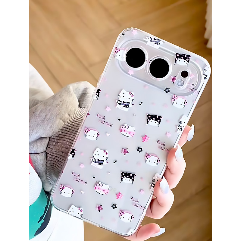 辣妹Kitty适用iphone17promax手机壳苹果16/15/13新款12华为mate70创意卡通vivos30小米14oppo红米K80荣耀400