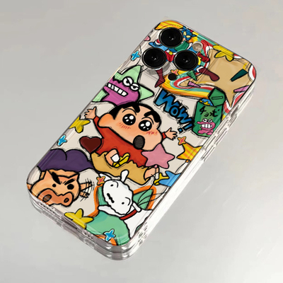 全机型硅胶软壳蜡笔小新日韩卡通