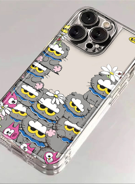 权志龙zoa手机壳苹果16pro华为vivo猫iPhone15promax雏菊gd同款联名OPPO小米14可爱猫咪13小雏菊周边应援适用