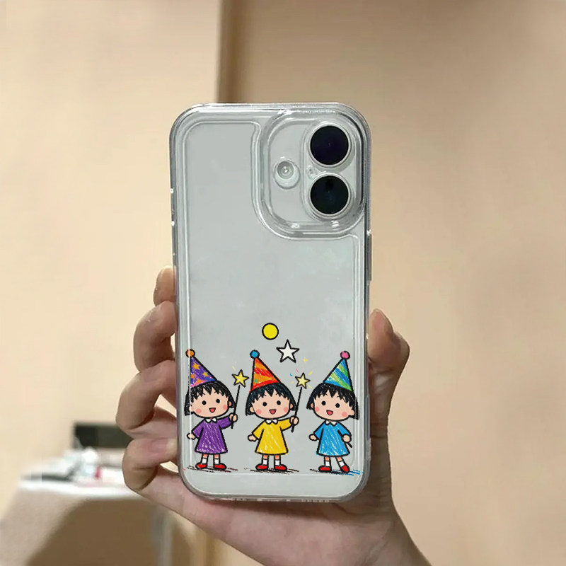 魔法樱桃小丸子适用iphone17promax手机壳苹果16/15新款13华为mate70高级感vivos30小米14oppo红米K80荣耀400