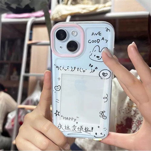 全机型硅胶软壳小狗相框可放相片