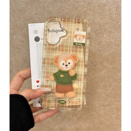 苹果硅胶软壳可爱达菲熊玲娜贝儿