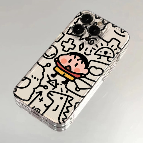 全机型硅胶软壳拼图蜡笔小新卡通