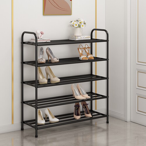 现代简约简易多层大容量金属鞋架