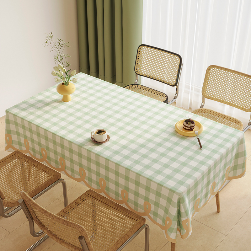 小清新餐桌桌布防水防油防烫免洗