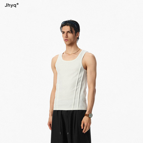 JHYQ夏季立体活页修身男背心