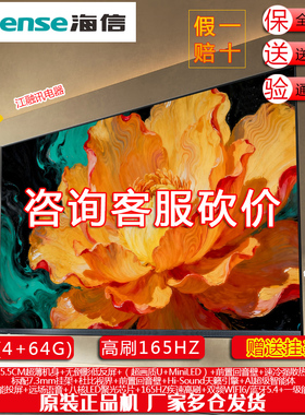 Hisense/海信 65E52Q 65吋超薄贴墙 无倒影低反屏 前置回音壁电视