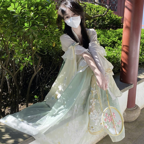 汉元素汉服雪纺2023吊带改良