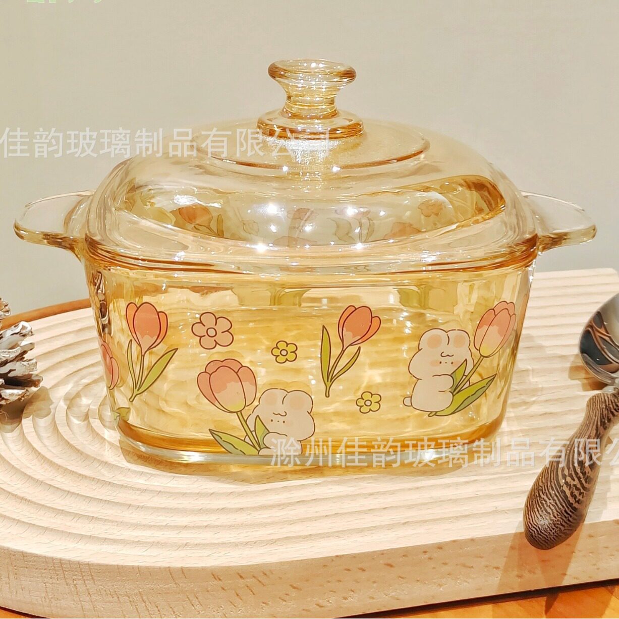 耐高温泡面碗带盖微波可