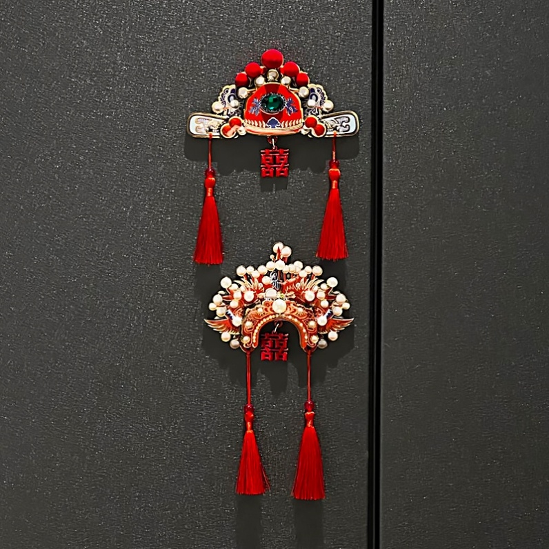 凤冠冰箱贴结婚订婚礼物送新人新娘送闺蜜实用大气小众高级高档