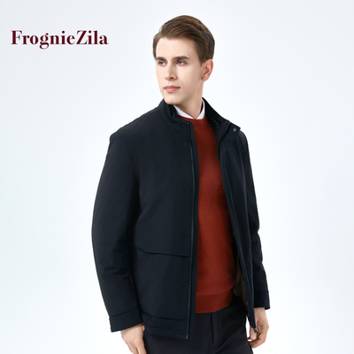 佛朗尼齐拉2024冬商务加厚夹克棉衣外套男干部新款舒适温暖棉服男