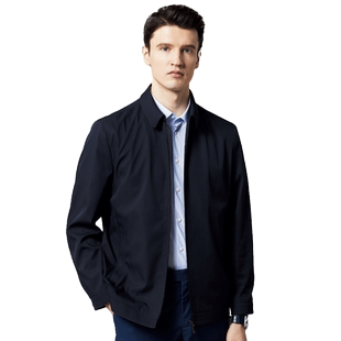 佛朗尼齐拉春秋翻领夹克外套男士商务休闲公务员行政夹克干部外套
