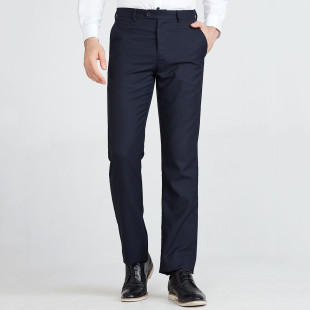 休闲裤 羊毛混纺斜插袋款 商务休闲日常时尚 长裤 男 男士