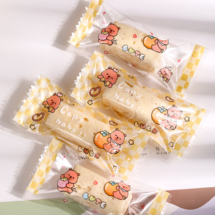 独立包装牛轧糖包装袋机封包装纸奶糕透明可爱糖果太妃糖袋子糖纸