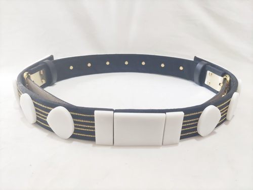 明制玉带(岫玉)汉服革带蹀躞带大汉衣庄大明衣庄