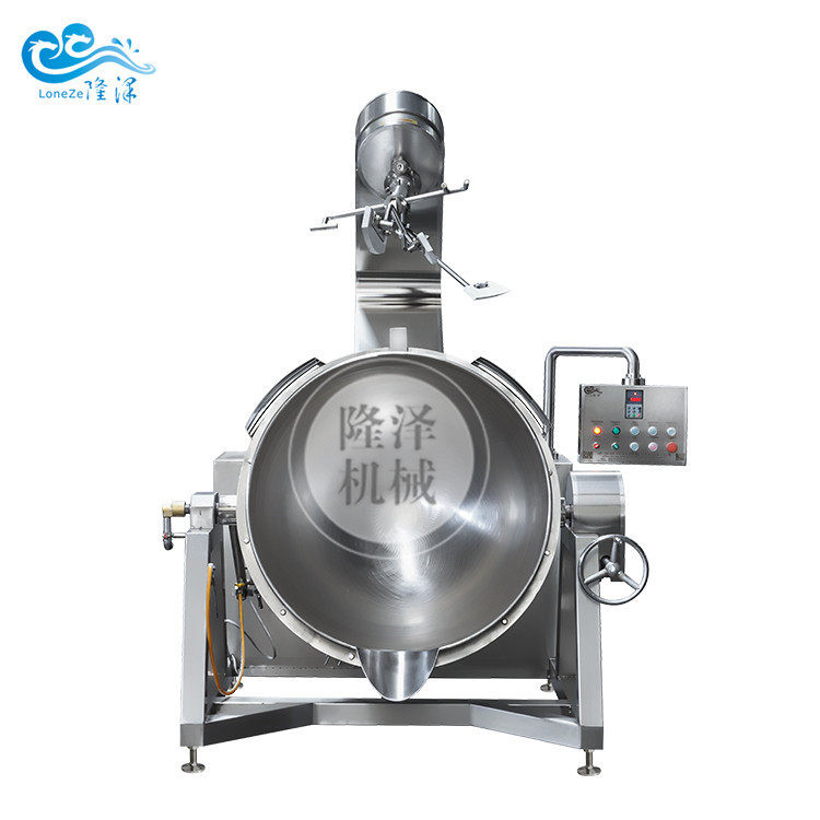大型花生糖米花糖麻糖熬糖锅 做糖自动搅拌机器 电磁化糖挂糖设备