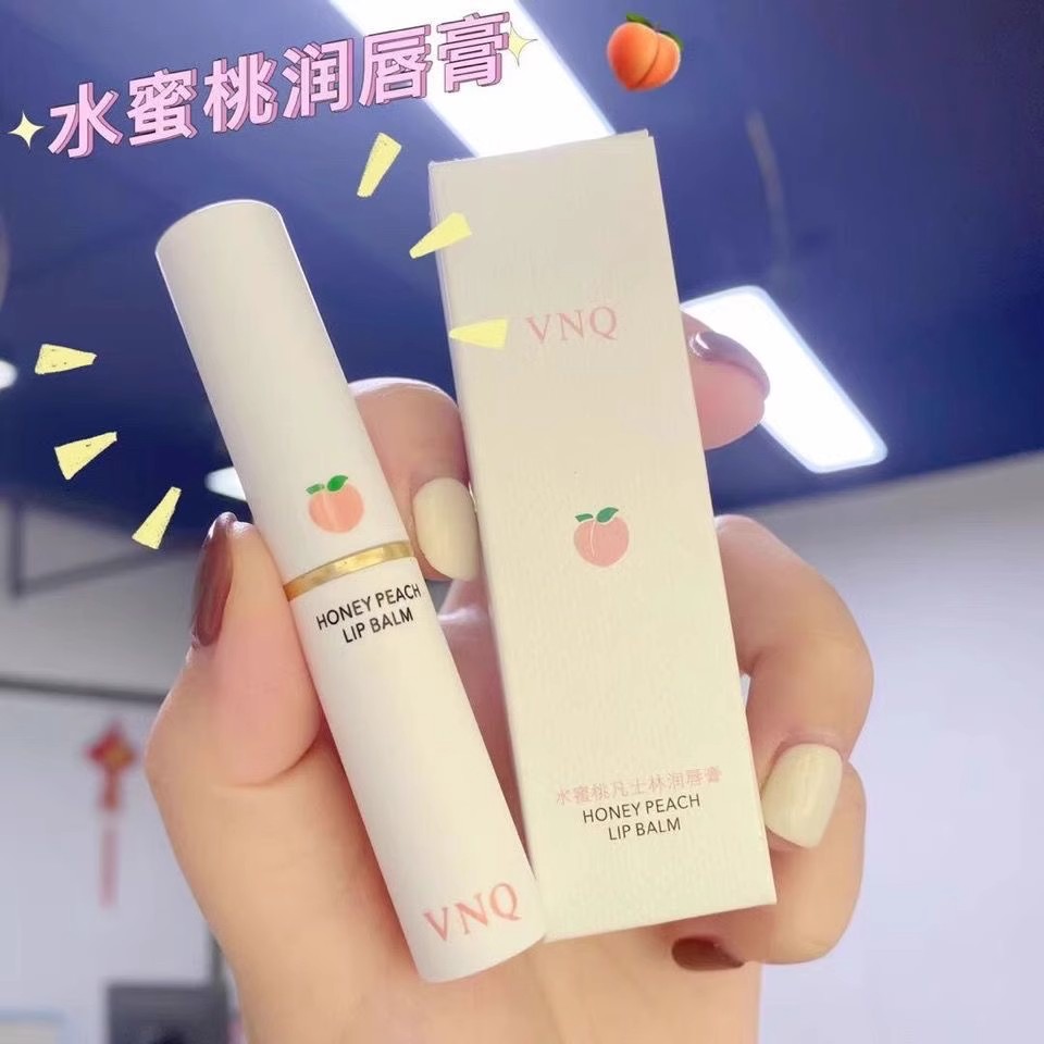 水蜜桃润唇膏无色口红