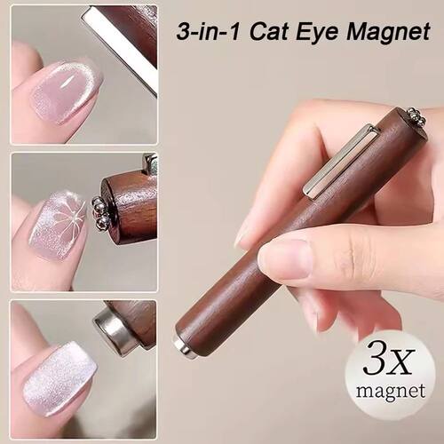 3in-1 Multifunctional Magnetic Cat's Eye Nail Magnetic Stick