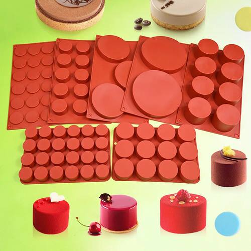 Cylinder Shaped Silicone Mold Soap Mold Chocolate Cookie Cov
