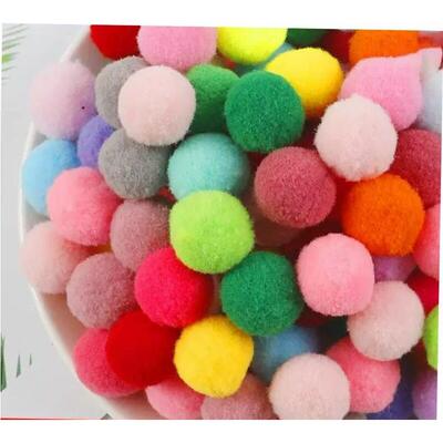 Pompoms Balls Pom Poms Garment Handcraft Kids Crafts Arts