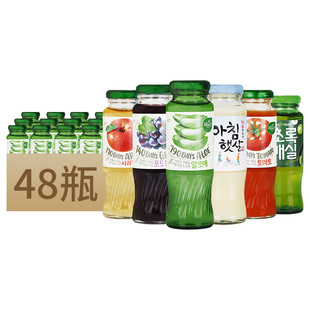 韩国原装进口Woongjin熊津糙米/果味饮品180ml*48瓶整箱风味饮料