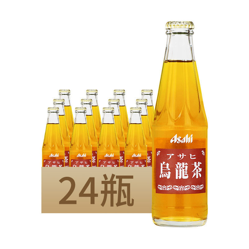 日本原装进口Asahi朝日乌龙茶饮料200ml*24瓶 风味茶饮料