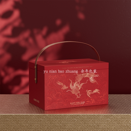 新年礼盒包装国潮国风年货礼盒