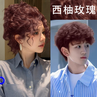 西柚玫瑰色染发剂植物刺无激纯正品2026潮款流行色新款在家染发膏