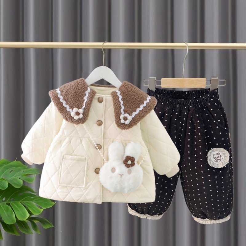 女童棉服冬装2026新款洋气小女孩超好看加厚棉衣外套儿童冬季棉袄,童装/婴儿装/亲子装,套装,淘宝优惠券,粉丝福利购,淘宝优惠卷