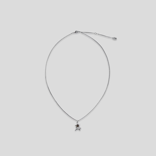 GOODBAI 异形数字镶嵌做旧纹理毛衣链 916