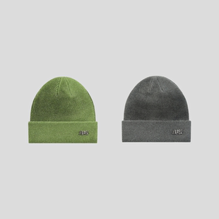 GOODBAI logo异形金属件渐变印花针织帽 916