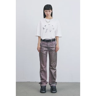 特别合作款 GOODBAI s李维斯 Levi 男女情侣印花T恤 916