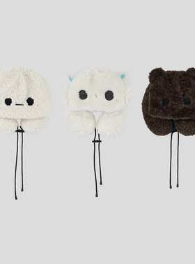 GOODBAI GOODEES 毛绒表情连帽U型枕