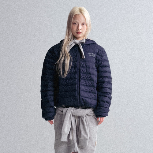 GOODBAI GOODEES 冬季新款猫耳朵帽羽绒夹克外套