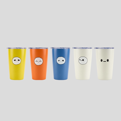GOODBAI GOODEES可爱表情随行杯