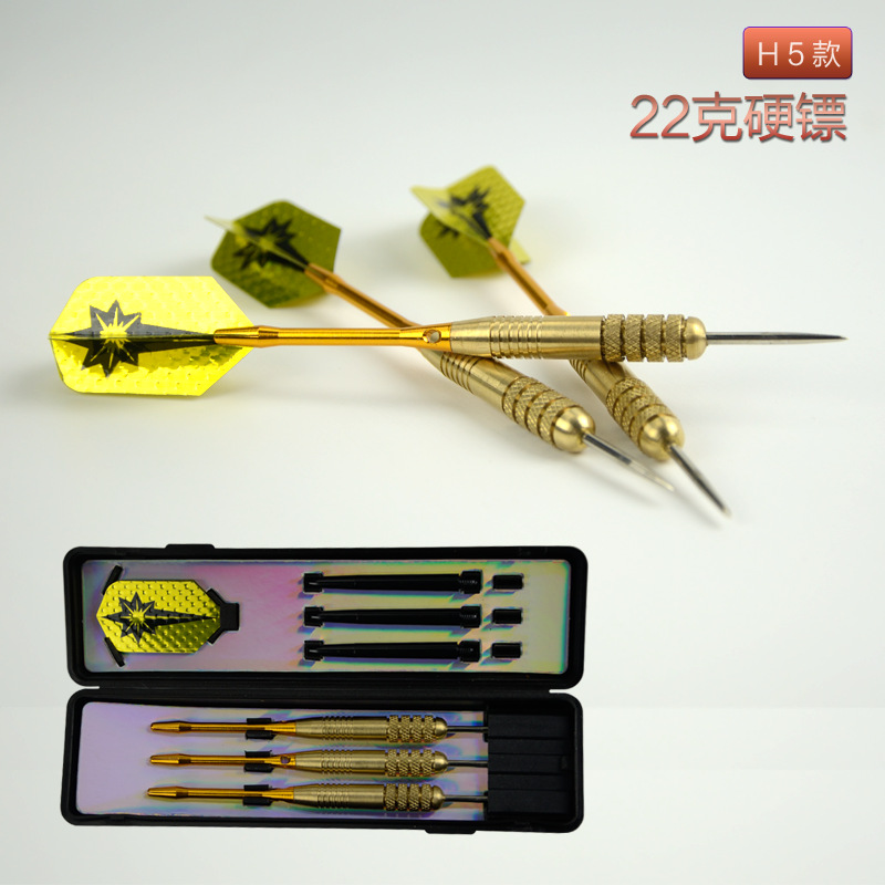 跨境喷喷PENPEN专业22克飞镖硬式飞镖针弹弓结实耐用纯铜三支装