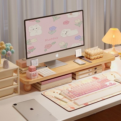 跨境桌面置物架书架办公室工位转角收纳架学生宿舍书本简易多层