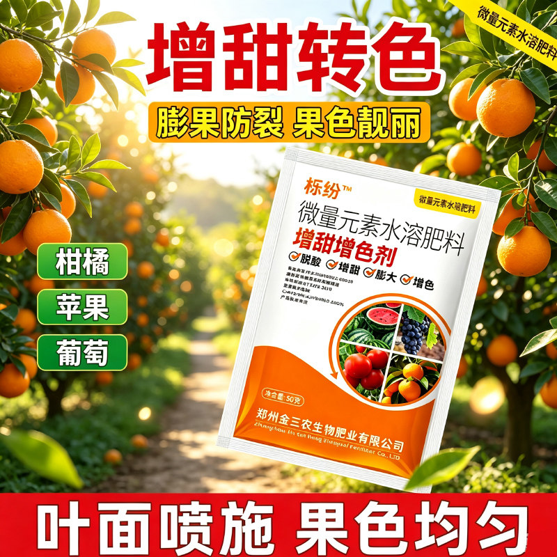 增甜宝瓜果专用增甜剂增甜降酸膨大素西瓜荔枝桃子果树增甜剂