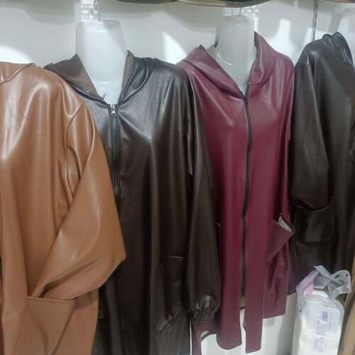 皮革正穿罩衣围防裙工作服加厚机车皮衣油RGQ外套pu暖宽松护衣保