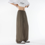 K175竖条纹压花冰丝垂感阔腿裤男潮薄款宽松休闲裤特P36无差价，男装休闲裤，电商A115