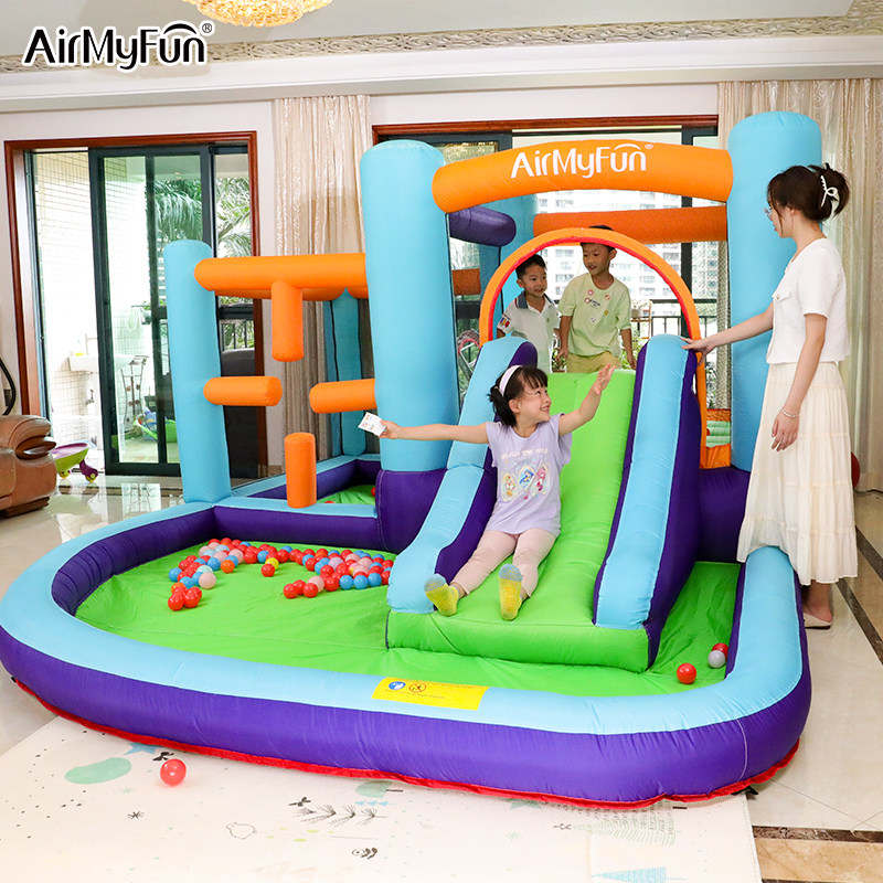 AirMyFun儿童充气城堡蹦床滑梯家用室内户外淘气堡公园游乐场玩具