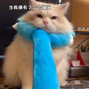 猫咪讨伐棒搞笑毛绒逗猫棒铲屎官互动道具调皮猫制裁神器猫咪玩具