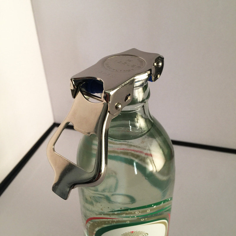 日本不锈钢苏打水开瓶器家用啤酒启瓶器sizzler密封保存器酒起子