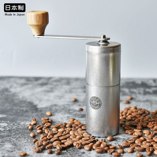 日本进口青芳AOYOSHI小号手动摇咖啡豆研磨粉机复古磨豆机咖啡杯